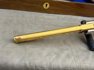 Exceptional American Historical Foundation Engraved + Gold & Silver Plated Colt Python Legacy 
