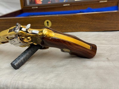 Exceptional American Historical Foundation Engraved + Gold & Silver Plated Colt Python Legacy 