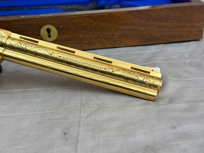 Exceptional American Historical Foundation Engraved + Gold & Silver Plated Colt Python Legacy 