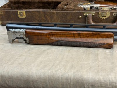 1985 Hand Engraved Signed Browning Citori Grade VI Trap 12ga in Case 32