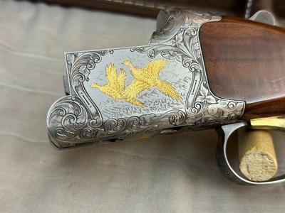 1985 Hand Engraved Signed Browning Citori Grade VI Trap 12ga in Case 32