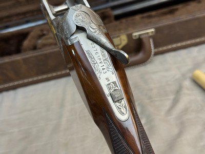 1985 Hand Engraved Signed Browning Citori Grade VI Trap 12ga in Case 32