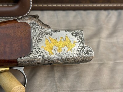 1985 Hand Engraved Signed Browning Citori Grade VI Trap 12ga in Case 32