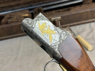 1985 Hand Engraved Signed Browning Citori Grade VI Trap 12ga in Case 32