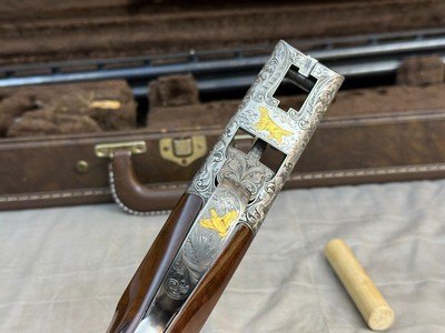 1985 Hand Engraved Signed Browning Citori Grade VI Trap 12ga in Case 32