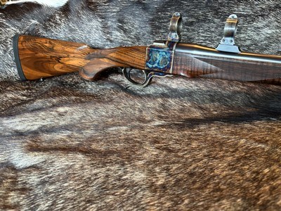 Dakota Model 10 338-06 A-Square Single Shot Rifle - Image 1 of 12