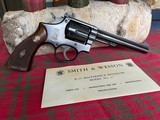 FLAWLESS SMITH & WESSON MODEL K-22 22LR REVOLVER MADE 1948 - 8 of 12