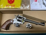 Ruger single six stainless convertible 22/22mag - 2 of 9