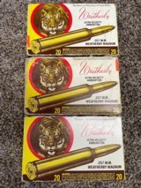 Weatherby 257 Mag Tiger boxes - 1 of 5