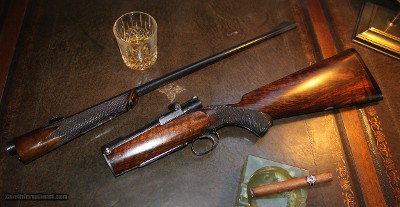 Daniel Fraser & Co. Barrel Takedown Bolt Magazine Sporting Rifle in the extremely rare proprietary caliber .303 Fraser rimless