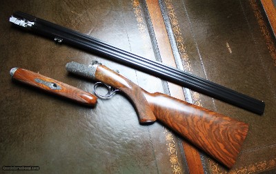 Abbiatico & Salvinelli D. Volpi engraved ‘EXCALIBUR’ Over/Under 28 Gauge Boxlock Ejector Serial Number F1015