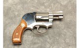 SMITH & WESSON, MODEL 49, BODYGUARD, IN NICKEL PLATING. - 1 of 2