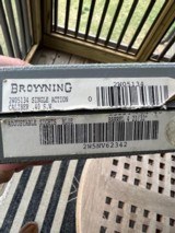 Browning Hi-Power .40 S&W Target Sights Blue LNIB Belgium Mfg - 10 of 11