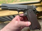 Colt 1911A1 1911 A1 WWII 1941 RS Marked Parkerized - 1 of 15