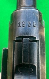 Rare 1936 Krieghoff Luger Nice with Krieghoff Book - 6 of 15