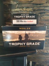 Trophy Grade 308 ammo Nosler Accubond 165gr - 1 of 2