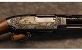 Engraved Winchester Model 12 16 Gauge - 3 of 10