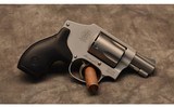 Smith & Wesson Model 642-2 .38 S&W Spl. +P