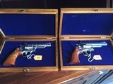 Smith and Wesson "VIRGINIA STATE POLICE 50TH ANNIVERSARY COMMEMORATIVE Model 66-1 .357 magnum caliber
PAIR
OF
REVOLVERS - 1 of 12