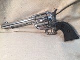 Colt Post WWII Single Action Army (SAA) Early 2nd Generation .38 special caliber Revolver - Rare Nickel Finish - 1 of 15