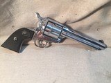 Colt Post WWII Single Action Army (SAA) Early 2nd Generation .38 special caliber Revolver - Rare Nickel Finish - 2 of 15