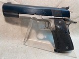 Colt MK IV Series 70 Gold Cup National Match Slide and Barrel on top of AMT stainless frame .45 caliber ACP automatic - 6 of 15