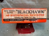 Ruger New Model Super Blackhawk .44 magnum caliber single action revolver - 13 of 15
