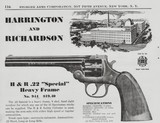 Harrington & Richardson ".22 Special" Model 944 Fifth Variation Large Frame Top Break .22 long rifle caliber 9 shot revolver - 15 of 15