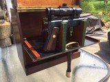 Custom Made Wood Bullseye Range Pistol Shooting Box - 11 of 15