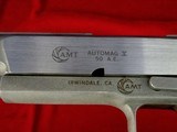 AMT Automag V .50 AE 6.5"Barrel Stainless - 4 of 15