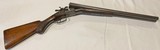 Remington Model 1885/1887 SxS Hammer Grade 3 damascus steel barrels, no engraving Coach Gun - 7 of 10