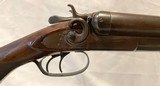 Remington Model 1885/1887 SxS Hammer Grade 3 damascus steel barrels, no engraving Coach Gun - 1 of 10