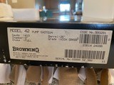 Browning Model 42 Grade V .410 Pump Shotgun NIB - 1 of 15