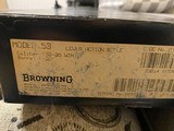 Browning Model 53 Lever action 32-20 Rifle Like New in Box - 11 of 11