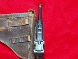 WWI 1915 DWM German Luger pistol All matching Serial numbers 9mm with holster - 7 of 10