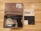 Walther P38 22 caliber with original box, 2 mags and target - 1 of 7
