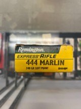 .444 Marlin 240 Gr Soft Point Remington Express Rifle 20 Cartridges