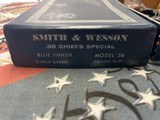 Smith & Wesson Model 36 Chiefs Special Blue 2-Inch Barrel .38 Special in Box - 8 of 12