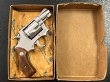 Smith & Wesson Model 60 .38 Special 2" Pinned Barrel Wood Grips In Box - 8 of 9