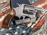 Smith & Wesson Model 60 Chief's .38 Special Stainless Walnut Magna Grips 2" Pinned in Box - 4 of 9