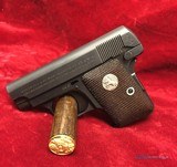 Colt 1908 -25ACP U.S. Property Vest Pocket Hammerless Pistol - 4 of 8