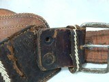 Mexican Parade Holster w/Ammo belt 41LC 4 3/4 inch 1877 DA - 5 of 5