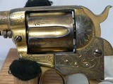 Colt 1877 Engraved Gold 38 Colt Lightning - 2 of 11
