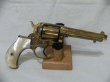 Colt 1877 Engraved Gold 38 Colt Lightning - 6 of 11