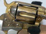 Colt 1877 Engraved Gold 38 Colt Lightning - 7 of 11