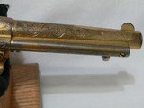 Colt 1877 Engraved Gold 38 Colt Lightning - 9 of 11