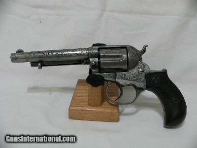 Colt 1877 Factory Engraved 38 Colt Lightning
