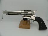 Colt Singe Action Army 45 Colt 5 1/2” Barrel Nickel Shipped 1884