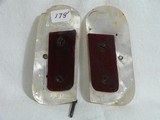 Colt 1908 Original Mother of Pearl Grips for 380 or 32 Auto. In beautiful condition - 2 of 2