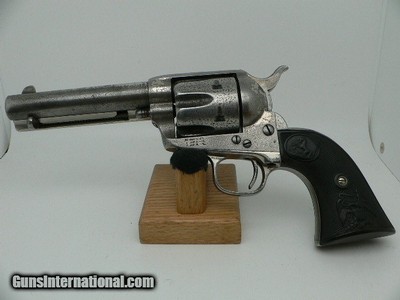 Colt Single Action Army 44-40 Nickel 4 3/4” Barrel 1884